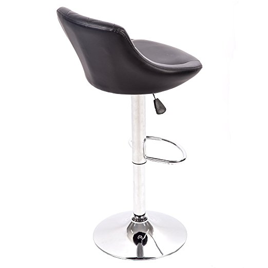 Bar Stool Black Chrome Base UT-C847