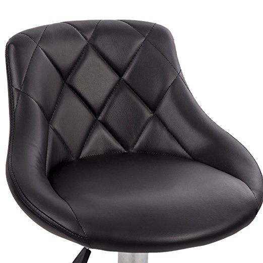 Bar Stool Black Chrome Base UT-C847