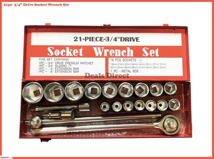 Wrench Socket 21pc 3/4" 19352-21 25566