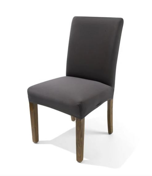 Chair Cover Gray Flower