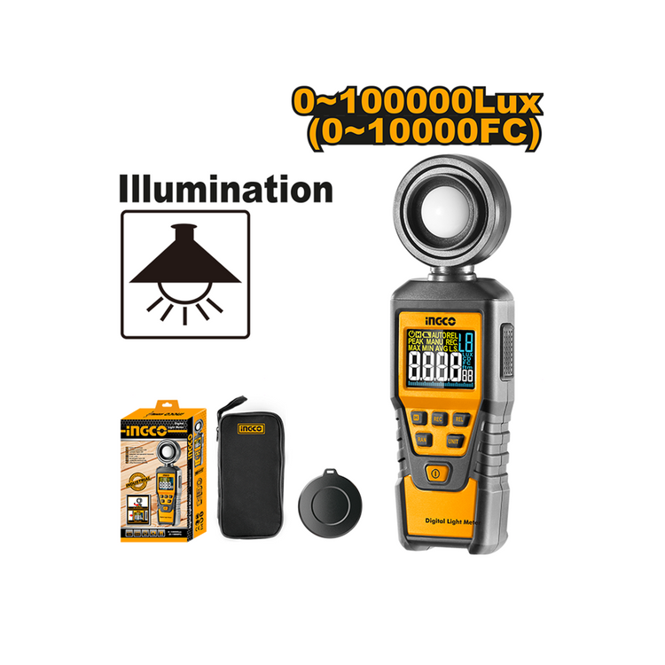 Digital Light Meter HETLU01