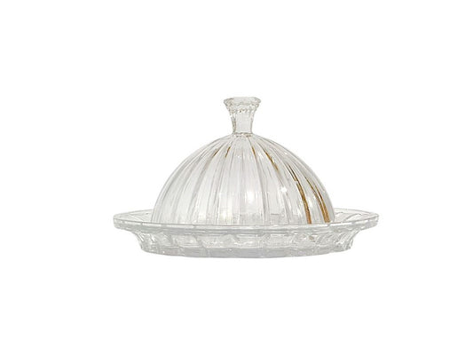 Glass Cake Plate and Dome Lid HF080A