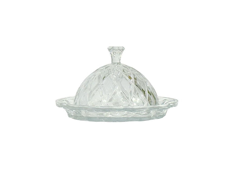Glass Cake Plate and Dome Lid HF080D