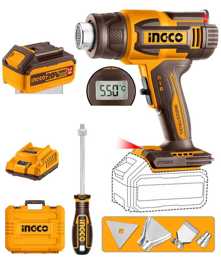 Cordless Heat Gun HGLI20035