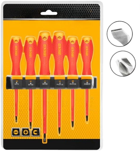 6PC Insulated Screwdriver Set HKISD0608
