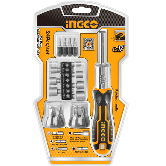 24PC Ratchet Bit HKSDB0248