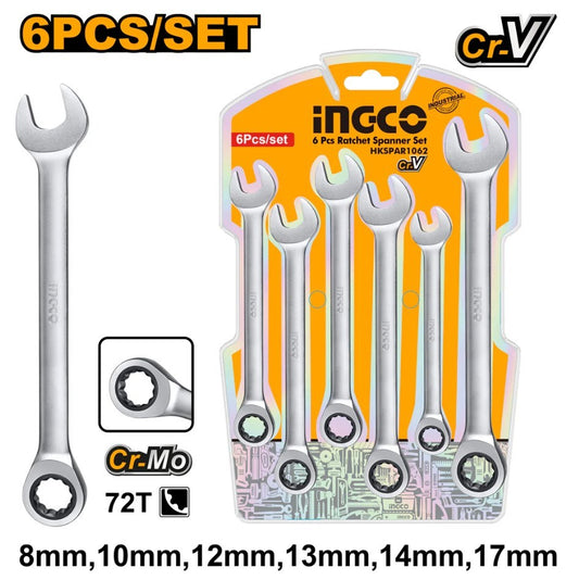 Ratchet Spanner 6pc HKSPAR1062