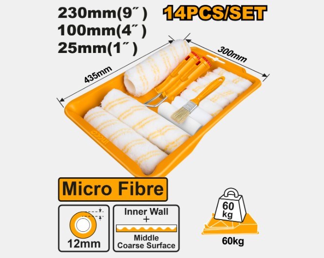 Cylinder Painting Brush 14-in-1 Set HKTCB862302