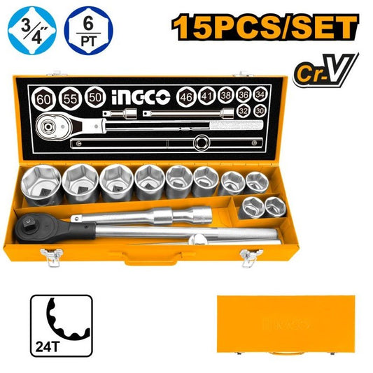 Socket 15pc 3/4" DR HKTS034151