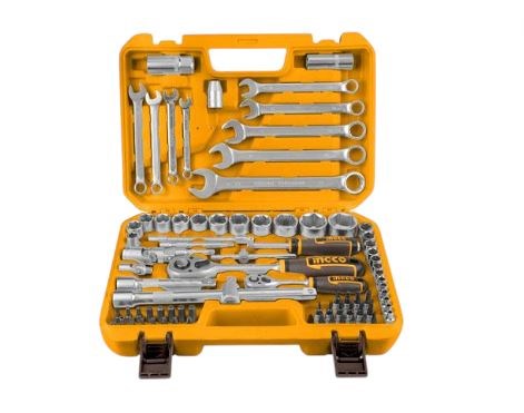 Socket Set 1/2" & 1/4" 82pc HKTS42802