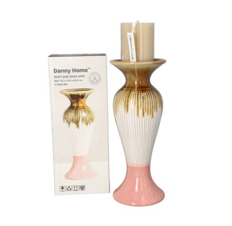 Ceramic Vase Pink HP01-30