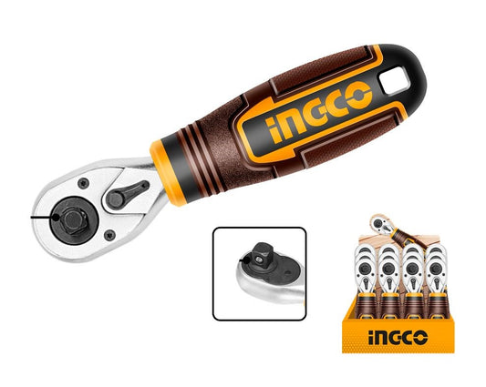 Stubby ratchet handle 1/4" Dr & 3/8" Dr HRTH081438