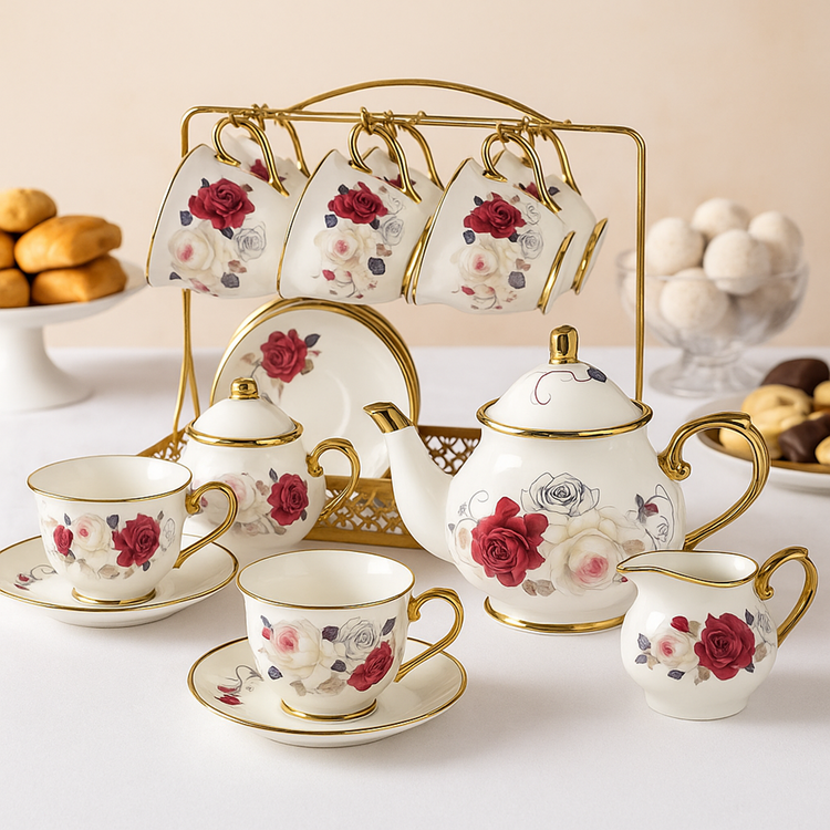 Tea Cup 15pc Set HS-019 803-38