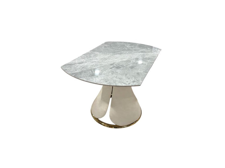 White Round Dining Table HS-5016