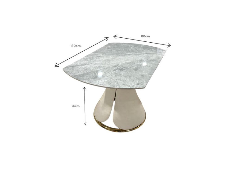 White Round Dining Table HS-5016