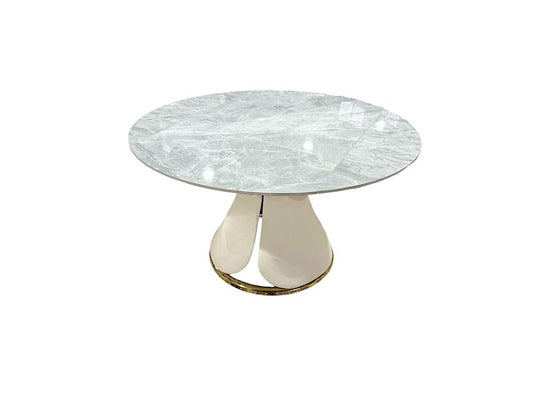 White Round Dining Table HS-5016