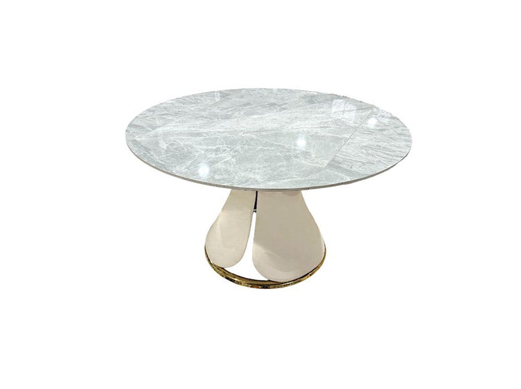 White Round Dining Table HS-5016