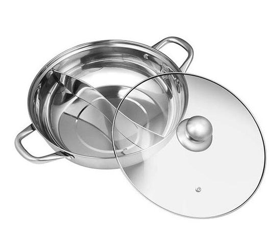 Stainless Steel Korean Style Hot Pot 32cm HS0032