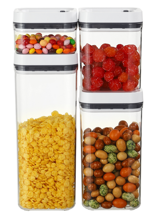 Square Food Container Set 4pc HS211019