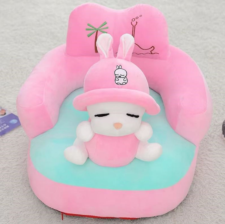 Rabbit Pink Baby Plush Sofa Seat I1332947