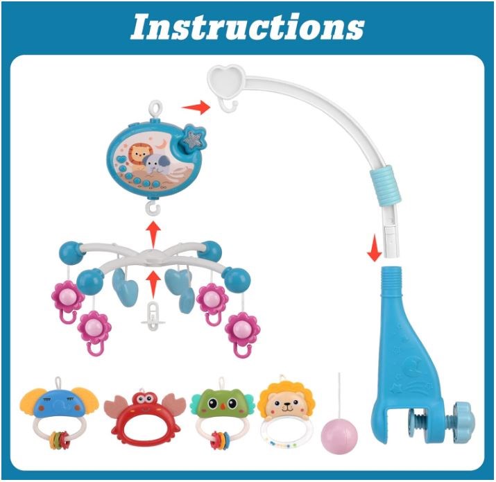 Baby Crib Mobile Rattle I1618984
