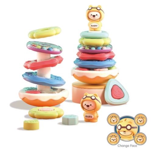 Kids Ring Toss Game Jenga 2404-25-114