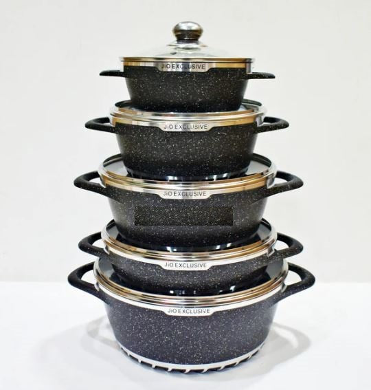 Granite Cookware Set 5pc J0810