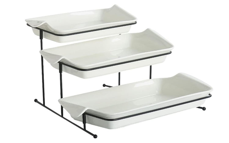3 Tier Serving Plate JC7076