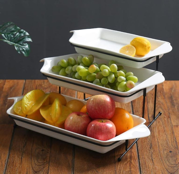 3 Tier Serving Plate JC7076