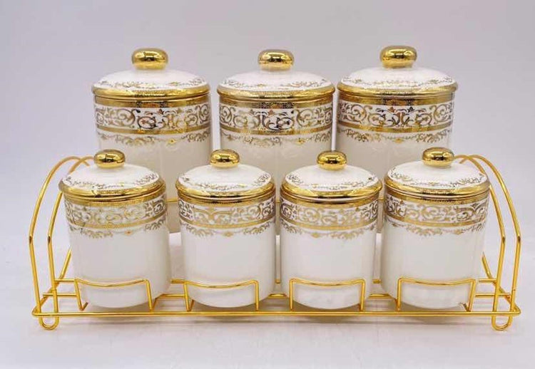 Glazed Spice and Condiment White JC7619-S429