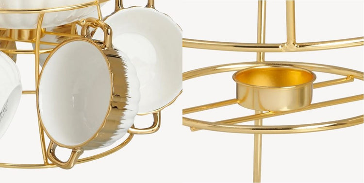 Porcelain Soup Pot and Bowl Set