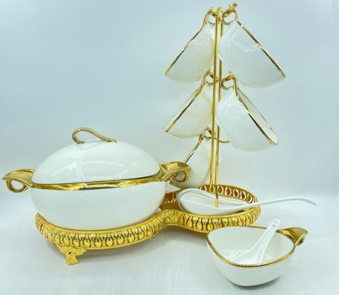Tea Pot & Cups Serving Set JC8161-L1