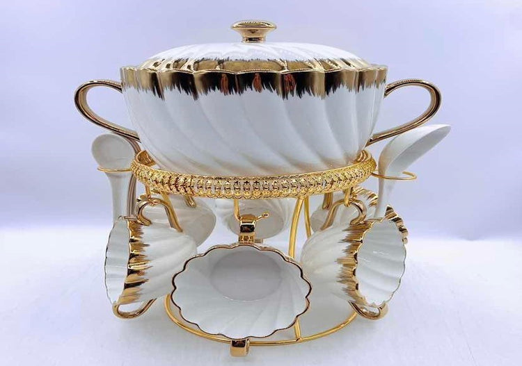 Porcelain Soup Bowls Set JC8485-LS