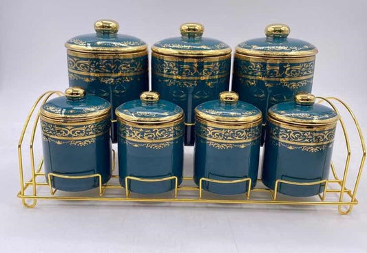 Glazed Spice and Condiment Green JCC7619B-S429