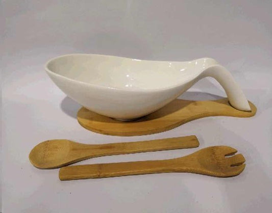 Serving bowl with Utensils JD7658