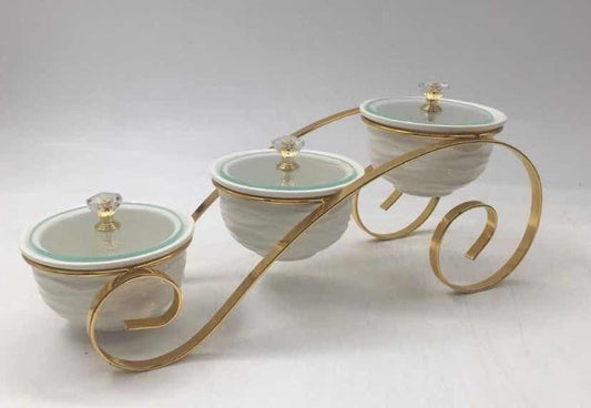 Serving Sweets Dish 3pc JD8478