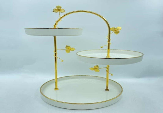 Dessert Serving Dish Stand White JD8711-L1