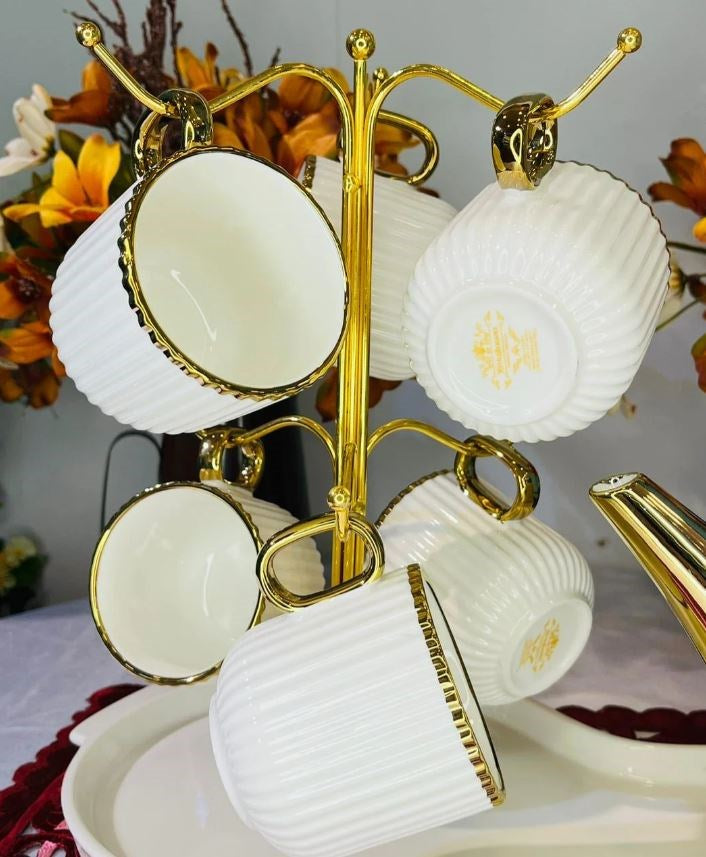 Tea Pot & 6 Cup Set JD8761-L1