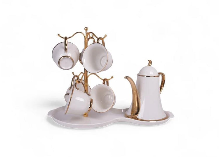 Tea Pot & 6 Cup Set JD8762-L1