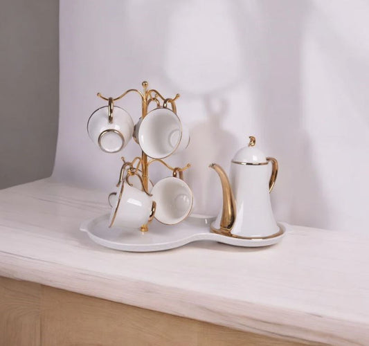 Tea Pot & 6 Cup Set JD8762-L1