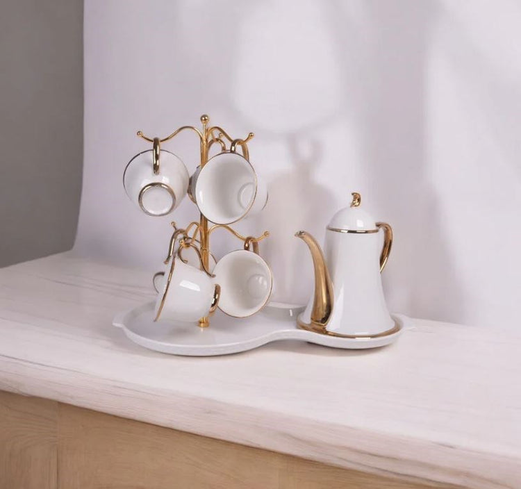 Tea Pot & 6 Cup Set JD8762-L1