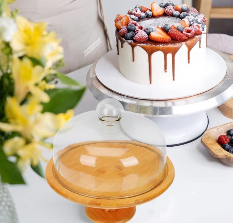 Cake Holder Stand With Lid JG6709-1