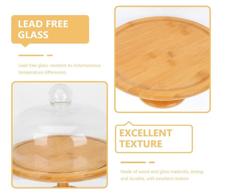 Cake Holder Stand With Lid JG6709-1