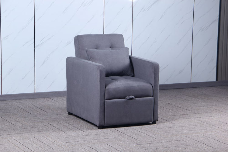 Couch Chair Sofa Bed Gray JH1039