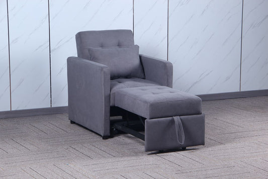 Couch Chair Sofa Bed Gray JH1039