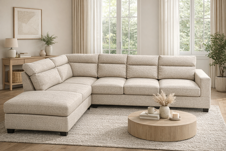 Taupo L-Shaped Left Couch JH1106