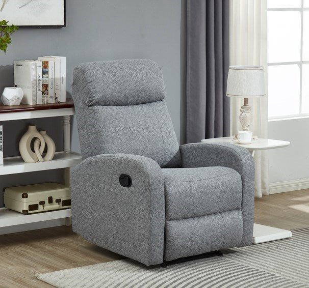 Aura Recliner Lounge Suite 3+2+1 | Grey Fabric | JH6043-123