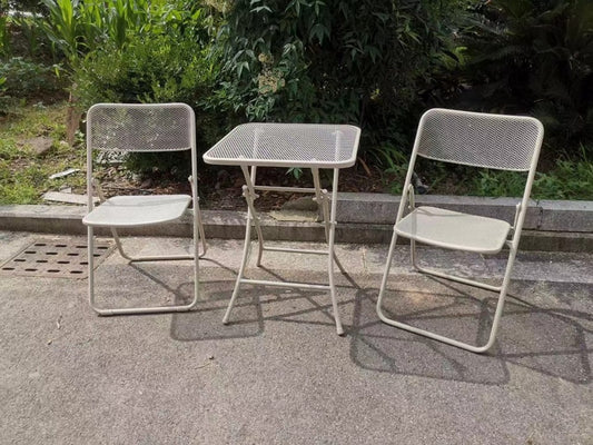 Foldable Outdoor Table & Chairs 3pc Set JHA-90318B