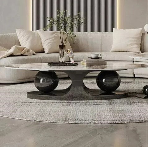 Coffee Table White & Black JJ109