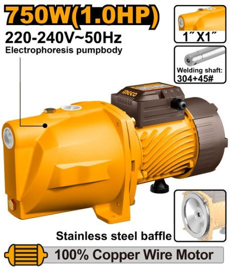 750W 1HP Jet Water Pump JP075068